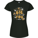 Bees If We Die You Die Womens Petite Cut T-Shirt Black