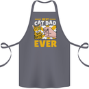 Best Cat Dad Ever Funny Fathers Day Cotton Apron 100% Organic Steel