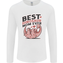 Best Dinosaur Mom Ever Mothers Day Mens Long Sleeve T-Shirt White