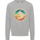 Bet Your Bass Im Going Fishing Funny Fisherman Kids Sweatshirt Jumper Sports Grey