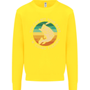 Bet Your Bass Im Going Fishing Funny Fisherman Kids Sweatshirt Jumper Yellow