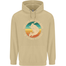 Bet Your Bass Im Going Fishing Funny Fisherman Mens 80% Cotton Hoodie Sand