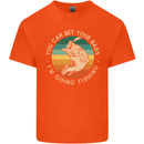 Bet Your Bass Im Going Fishing Funny Fisherman Mens Cotton T-Shirt Tee Top Orange