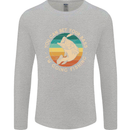 Bet Your Bass Im Going Fishing Funny Fisherman Mens Long Sleeve T-Shirt Sports Grey