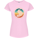 Bet Your Bass Im Going Fishing Funny Fisherman Womens Petite Cut T-Shirt Light Pink