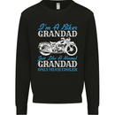 Biker Grandad Grandparents Day Motorcycle Bike Kids Sweatshirt Jumper Black
