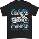 Biker Grandad Grandparents Day Motorcycle Bike Mens T-Shirt 100% Cotton Black