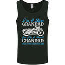 Biker Grandad Grandparents Day Motorcycle Bike Mens Vest Tank Top Black