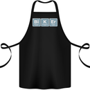 Biker Periodic Table Motorcycle Motorbike Cotton Apron 100% Organic Black