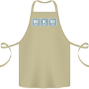 Biker Periodic Table Motorcycle Motorbike Cotton Apron 100% Organic Khaki