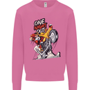 Biker Santa One Night Out Christmas Motorcycle Mens Sweatshirt Jumper Azalea