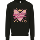 Birthday Princess 3 4 5 6 7 8 9 Year Old Kids Sweatshirt Jumper Black