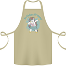 Birthday Princess Unicorn 4th 5th 6th 7th 8th Cotton Apron 100% Organic Khaki
