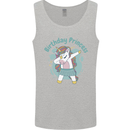 Birthday Princess Unicorn 4th 5th 6th 7th 8th Mens Vest Tank Top Sports Grey
