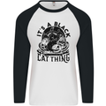 Its a Black Cat Thing Halloween Mens L/S Baseball T-Shirt White/Black