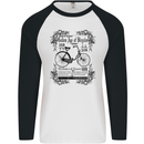 The Golden Age of Bicycles Cyclist Cycling Mens L/S Baseball T-Shirt White/Black