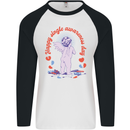 Happy Single Awareness Day Mens L/S Baseball T-Shirt White/Black