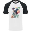Birthday Cutie Koala 3rd 4th 5th 6th 7th 8th Mens S/S Baseball T-Shirt White/Black