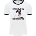 Just Married Under New Management Mens Ringer T-Shirt White/Black
