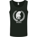 Bodybuilding Gym Training Sparta Helmet Mens Vest Tank Top Black