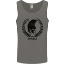 Bodybuilding Sparta Helmet Gym Training Mens Vest Tank Top Charcoal