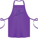 Bridge Equation Physics Maths Geek Cotton Apron 100% Organic Purple