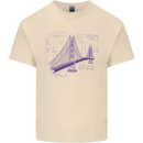 Bridge Equation Physics Maths Geek Mens Cotton T-Shirt Tee Top Natural