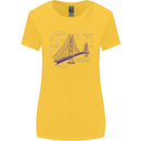 Bridge Equation Physics Maths Geek Womens Wider Cut T-Shirt Yellow