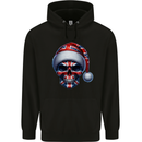 Britain Christmas Skull British UK Flag Union Jack Childrens Kids Hoodie Black