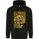 Burn Baby Burn Female Biker Motorcycle Mens 80% Cotton Hoodie Black