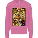 Burn Baby Burn Female Biker Motorcycle Mens Sweatshirt Jumper Azalea