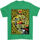 Burn Baby Burn Female Biker Motorcycle Mens T-Shirt 100% Cotton Irish Green