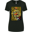 Burn Baby Burn Female Biker Motorcycle Womens Wider Cut T-Shirt Black