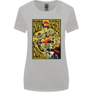 Burn Baby Burn Female Biker Motorcycle Womens Wider Cut T-Shirt Sports Grey