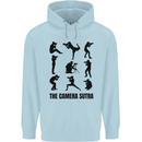 Camera Sutra Funny Photographer Photography Childrens Kids Hoodie Light Blue