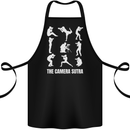 Camera Sutra Funny Photography Photographer Cotton Apron 100% Organic Black