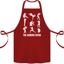 Camera Sutra Funny Photography Photographer Cotton Apron 100% Organic Maroon