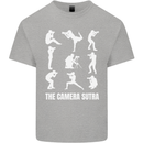 Camera Sutra Funny Photography Photographer Kids T-Shirt Childrens Sports Grey