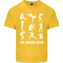 Camera Sutra Funny Photography Photographer Kids T-Shirt Childrens Yellow