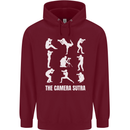 Camera Sutra Funny Photography Photographer Mens 80% Cotton Hoodie Maroon