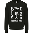 Camera Sutra Funny Photography Photographer Mens Sweatshirt Jumper Black