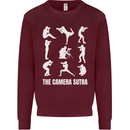 Camera Sutra Funny Photography Photographer Mens Sweatshirt Jumper Maroon