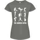 Camera Sutra Funny Photography Photographer Womens Petite Cut T-Shirt Charcoal