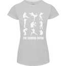 Camera Sutra Funny Photography Photographer Womens Petite Cut T-Shirt Sports Grey