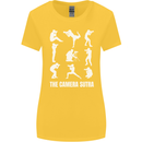 Camera Sutra Funny Photography Photographer Womens Wider Cut T-Shirt Yellow