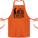 Can I Metal Detect Funny Detector Detecting Cotton Apron 100% Organic Orange