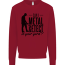 Can I Metal Detect Funny Detector Detecting Kids Sweatshirt Jumper Red