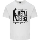 Can I Metal Detect Funny Detector Detecting Kids T-Shirt Childrens White