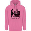 Can I Metal Detect Funny Detector Detecting Mens 80% Cotton Hoodie Azelea