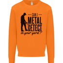 Can I Metal Detect Funny Detector Detecting Mens Sweatshirt Jumper Orange